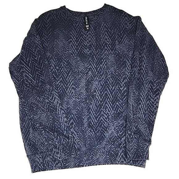 Athleta Tencel Blend Women's  SOFT Pullover Sweater Long Sleeve Black Gray SZ XS - Picture 1 of 6